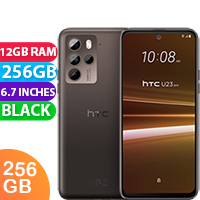 New HTC U23 Pro Dual SIM 5G 12GB RAM 256GB Coffee Black (1 YEAR AU WARRANTY + PRIORITY DELIVERY)