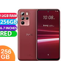 New HTC U23 Pro Dual SIM 5G 12GB RAM 256GB Red (1 YEAR AU WARRANTY + PRIORITY DELIVERY)