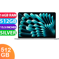 New Apple MacBook Air MXD23 M3 15" 16GB RAM 512GB Silver (1 YEAR AU WARRANTY + PRIORITY DELIVERY)