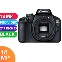 New Canon EOS 4000D Body Only Kit Black (1 YEAR AU WARRANTY + PRIORITY DELIVERY)