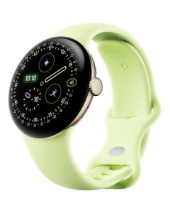 Google Pixel Watch Series 4 (41mm, Champagne Gold Aluminium Case/Lemongrass Active Band) - Brand New