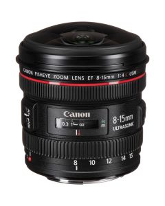 Canon EF 8-15mm f/4L Fisheye USM Ultra-Wide Zoom Lens - Brand New