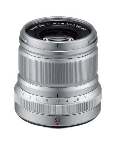 FUJIFILM FUJINON XF 50mm f/2 R WR Lens (Silver) - Brand New