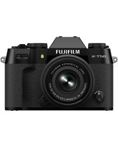 Fujifilm X-T50 Mirrorless Camera Black + XC 15-45mm Lens - Brand New