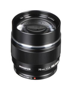 Olympus M.Zuiko Digital ED 75mm F1.8 Lens Black - Brand New
