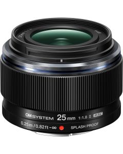 OM SYSTEM M.Zuiko Digital 25mm f/1.8 II Lens (Micro Four Thirds) - Brand New