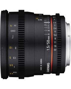 Samyang 50mm T/1.5 AS UMC CINE (Canon) - Brand New