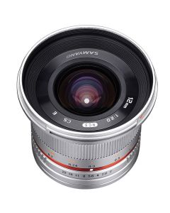 Samyang 12mm f/2.0 NCS CS Silver Lens For Fujifilm X - Brand New