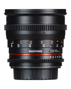 Samyang 50mm T1.5 VDSLR AS UMC Lens for Canon EF Mount - Brand New