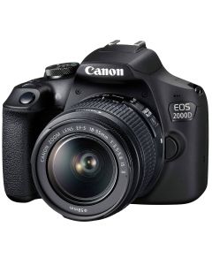 Canon EOS 2000D Kit EF-S 18-55mm f/3.5-5.6 DC III Digital SLR Camera - Brand New
