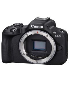 Canon EOS R50 Mirrorless Camera (Black) With Kit Box and Adapter - Brand New