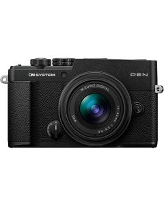 OM SYSTEM PEN Mirrorless Camera with 14-42mm III Lens (Black) - Brand New