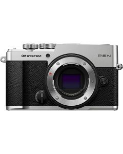OM SYSTEM PEN Mirrorless Camera (Silver) - Brand New
